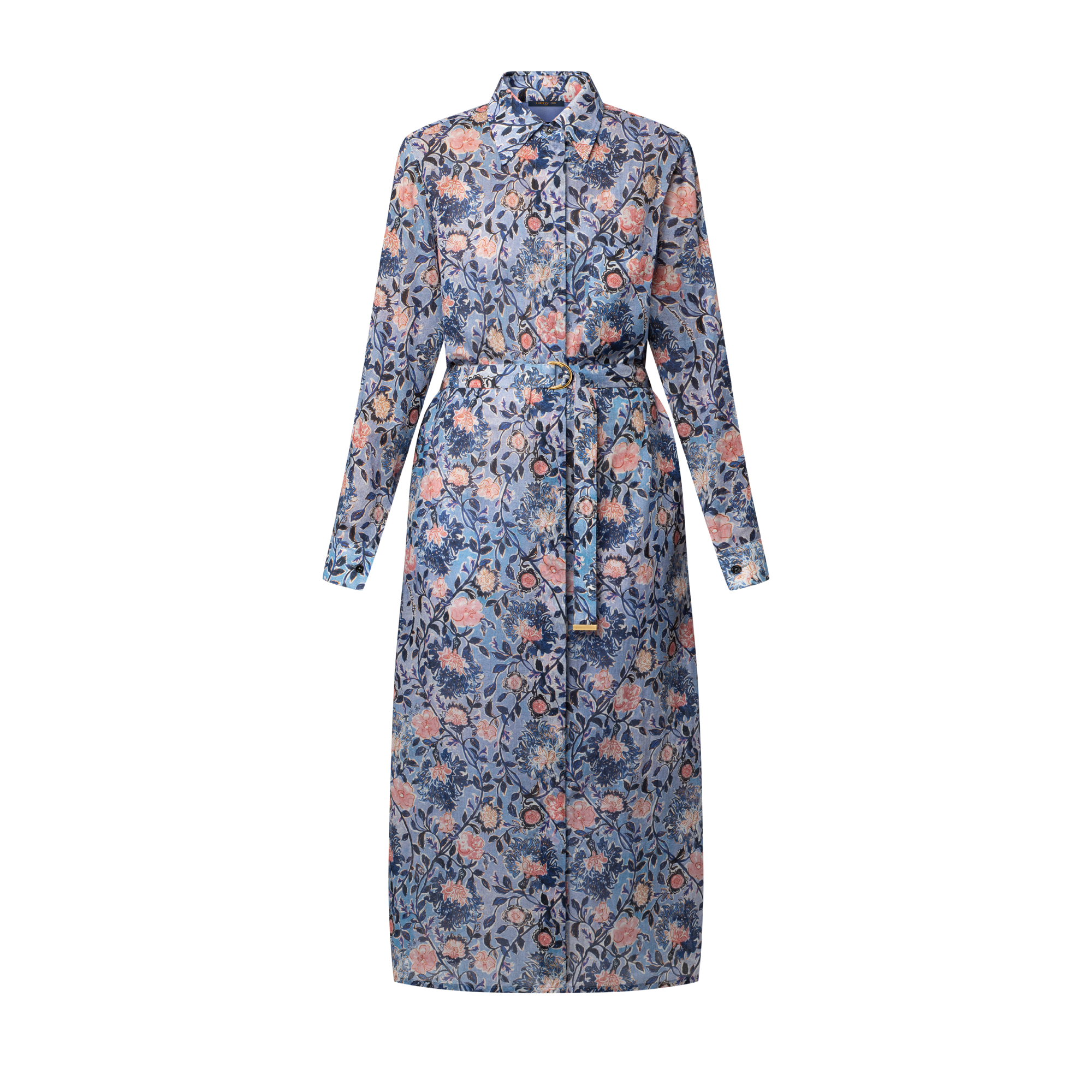 Floral Vine Shirt Dress - Women - Ready-to-Wear | LOUIS